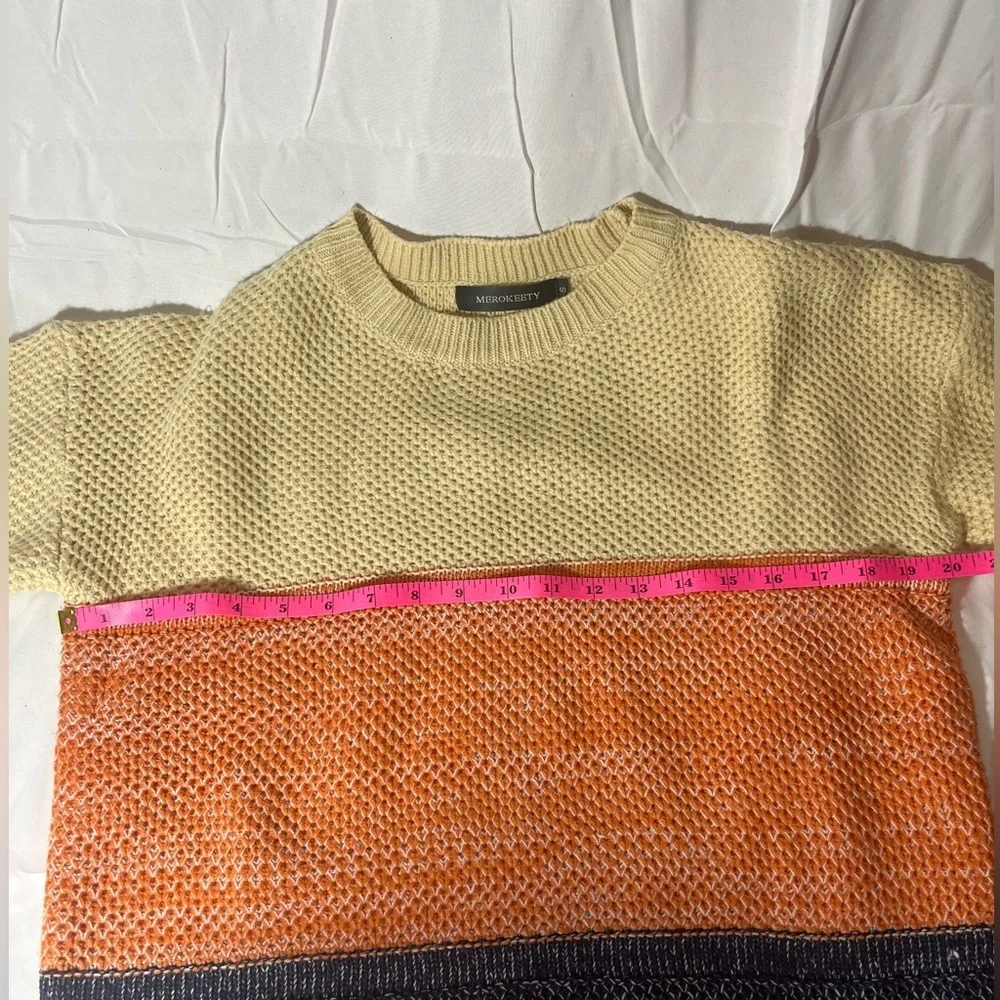 Merokeety Colorblock Knit Sweater - Picture 7 of 9